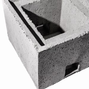 Φρεάτιο από ινοπλισμένο σκυρόδεμα 80x80x0,75 πάχος 13cm